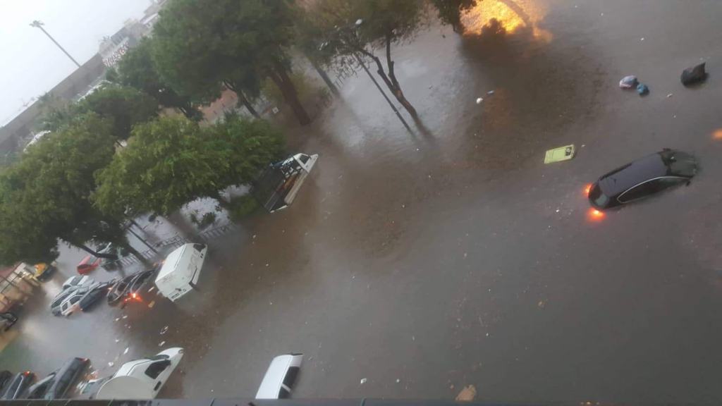 Reggio – Maltempo, torna la ‘piscina naturale’ in zona Stadio – FOTO