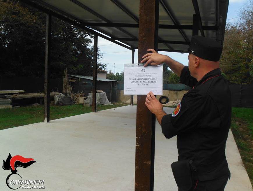 Scilla, i Carabinieri trovano e sequestrano costruzione abusiva