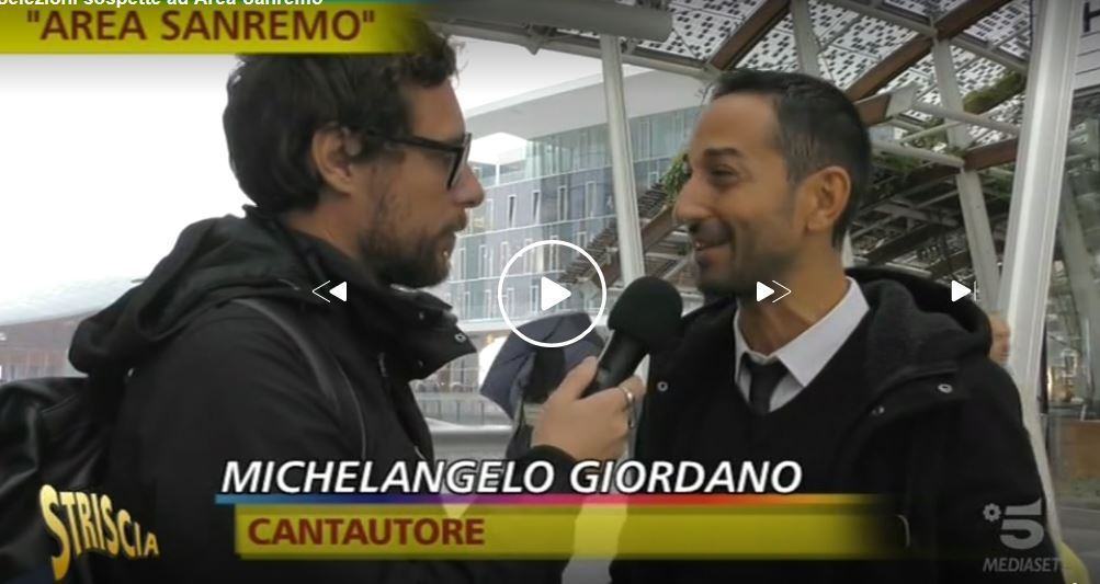 Striscia la notizia indaga su Sanremo: l’intervista al reggino Michelangelo Giordano – VIDEO