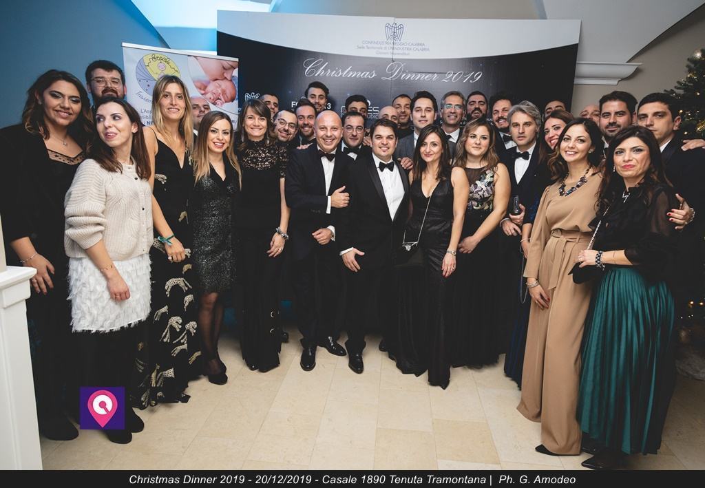 Christmas Dinner 2019 dei Giovani di Confindustria Reggio Calabria al Casale 1890