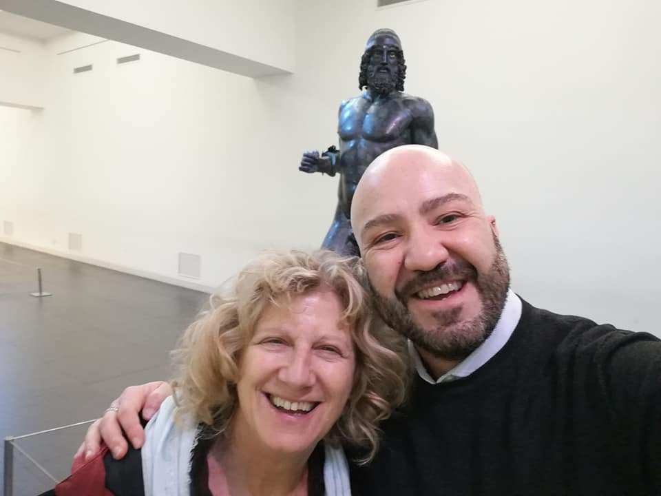 Reggio, Angela Finocchiaro in visita al Museo Archeologico