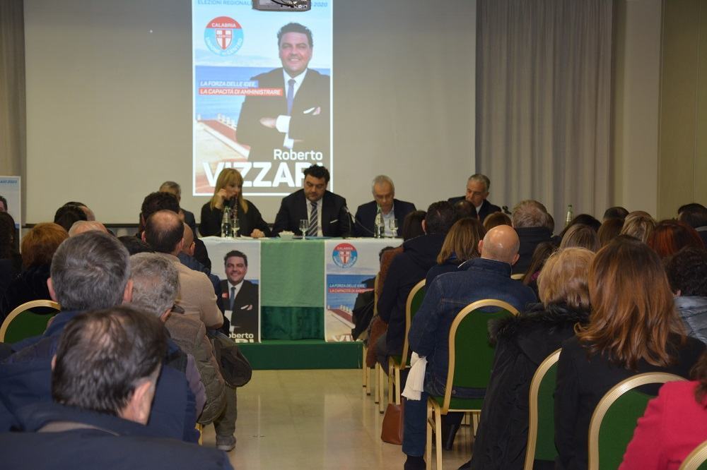 Regionali Calabria, inaugurata a Reggio la segreteria politica di Roberto Vizzari (Udc) – FOTO