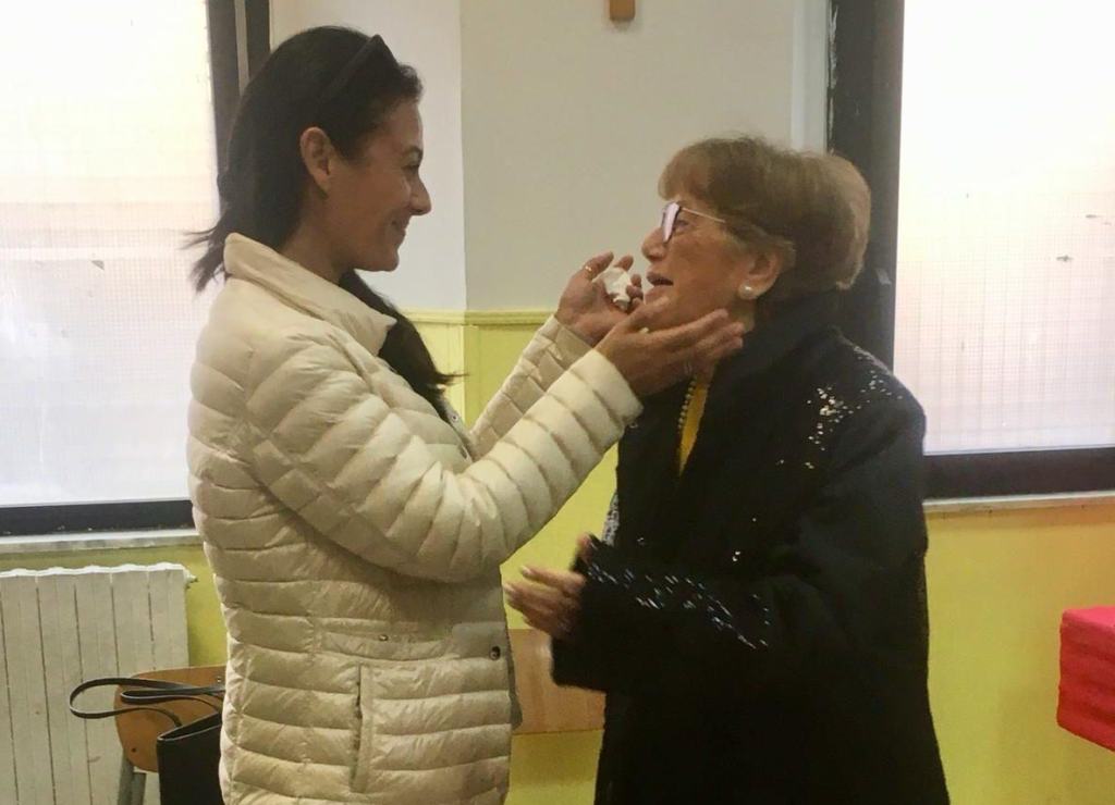 Reggio, Giusy Versace in visita al ‘Pascoli’