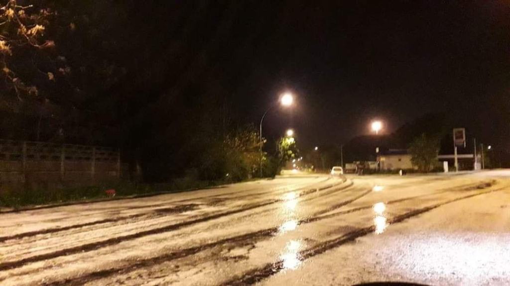 Reggio, grandine e piogge torrenziali alla Vigilia di Natale – FOTO