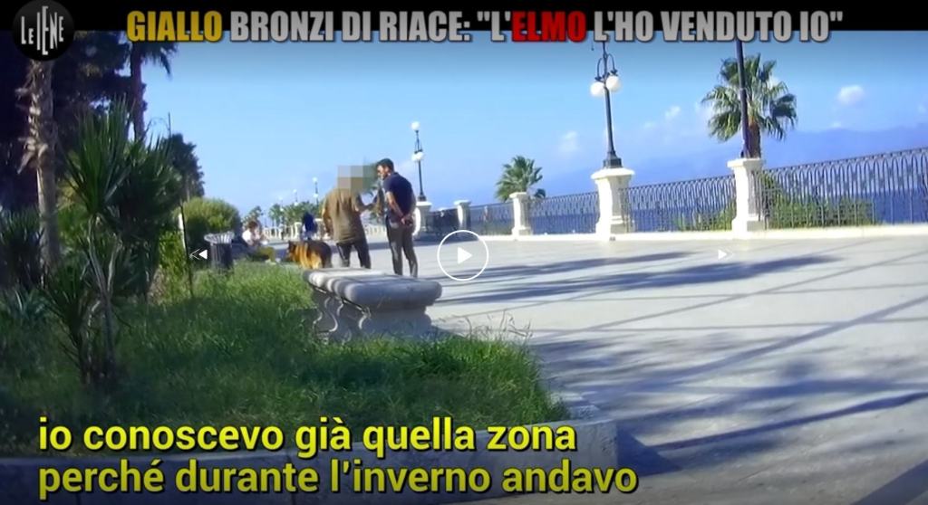 Caso Bronzi di Riace, spunta il presunto venditore di un elmo: “Sapevo che poi avrei venduto le statue…” – VIDEO