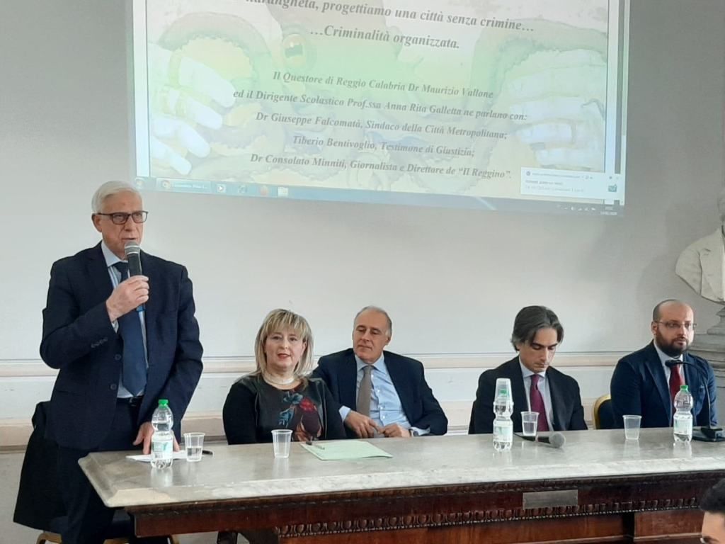 Progetto A-ndrangheta, Falcomatà: ‘Reggio, una città senza crimine’