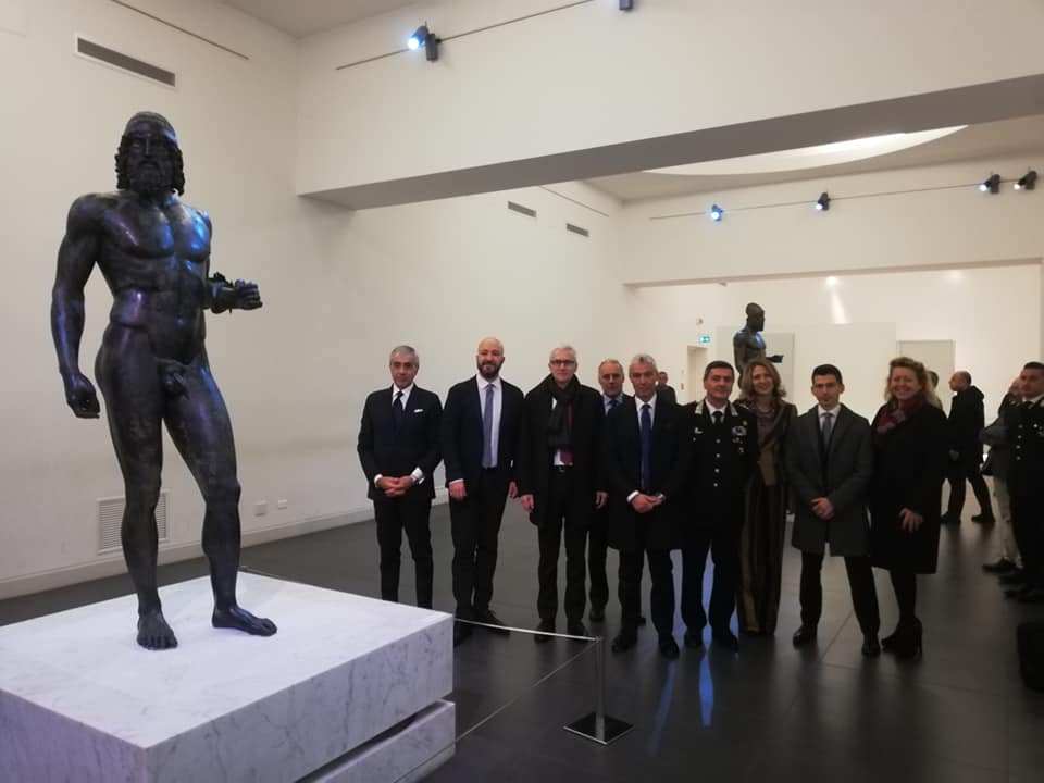 Museo di Reggio Calabria, Interpol in visita ai Bronzi – FOTO
