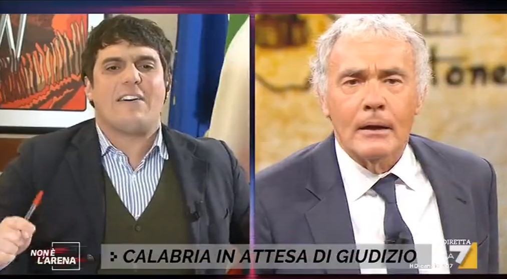 Calabria amara, scontro in tv tra Giletti e Polimeni: ‘Pulitevi la bocca prima di parlare di Gratteri’