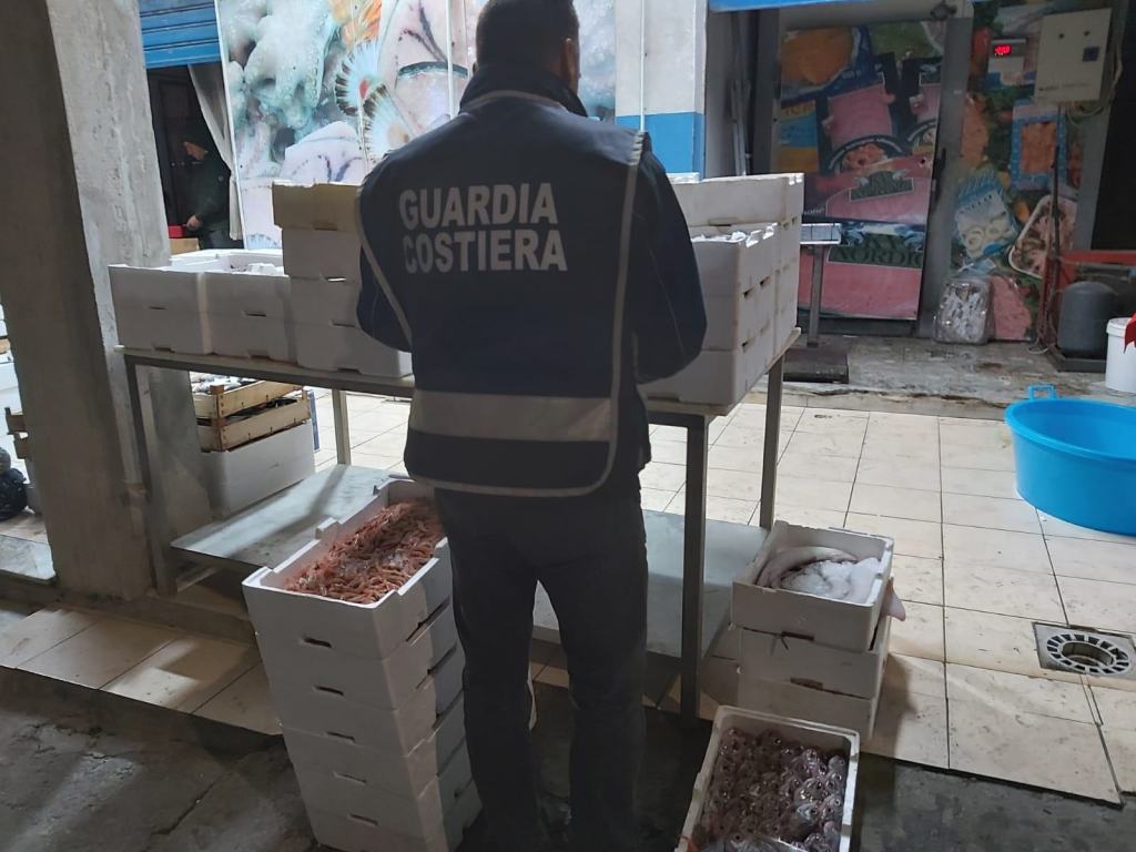 Reggio, sequestrati 2 quintali di pesce sottomisura e non tracciabile