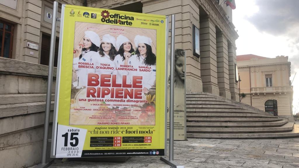 “Belle ripiene” a Reggio Calabria: gratis a teatro con Officina dell’arte e CityNow