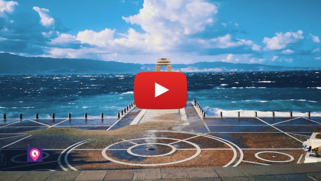 Maltempo a Reggio, forte vento e mare in tempesta