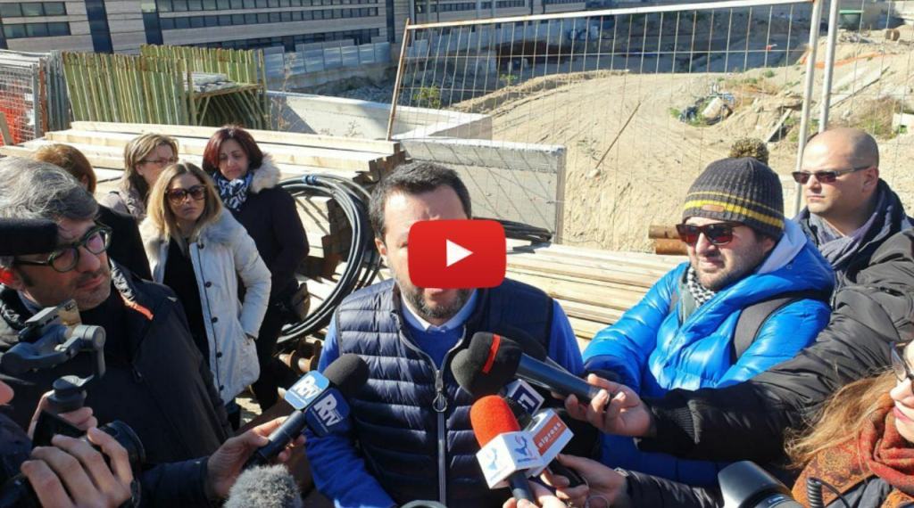 Le promesse di Matteo Salvini a Reggio Calabria