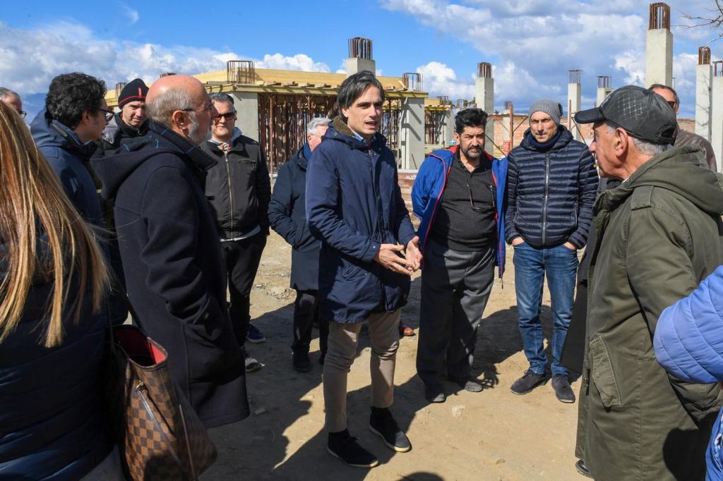 Parco Lineare Sud, il sopralluogo di Falcomatà: “Opera strategica in fase di completamento” – FOTO