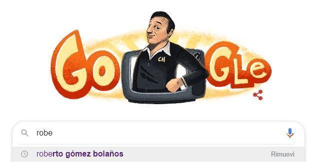 Il doodle di Google: chi è Roberto Gómez Bolaños