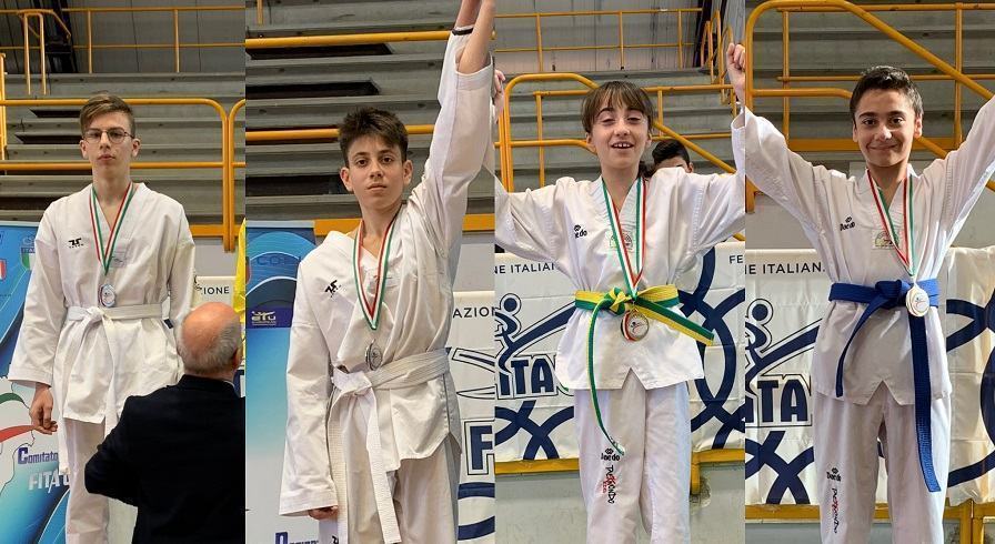 Taekwondo – Academy esordisce nel 2020 con due ori e due argenti