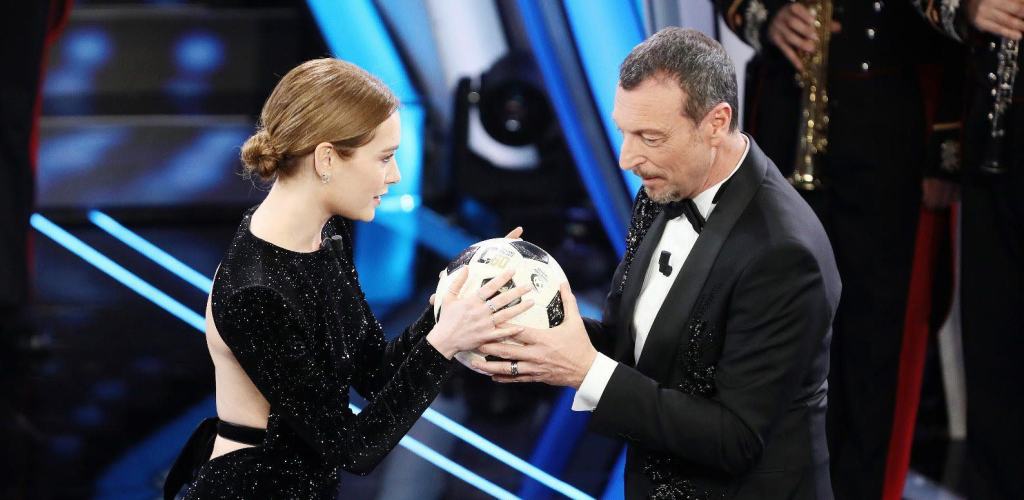 La Lega Pro al Festival di Sanremo con Cristiana Capotondi