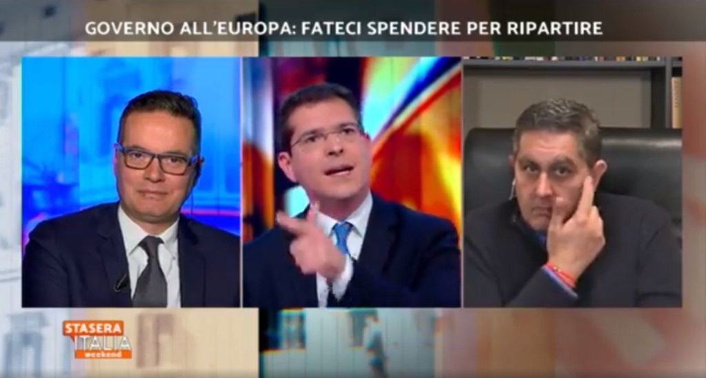 Lo scontro in TV tra Klaus Davi e Capezzone fa il boom sui social
