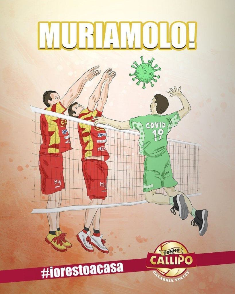 Tonno Callipo Volley: ecco il nostro muro contro il Coronavirus