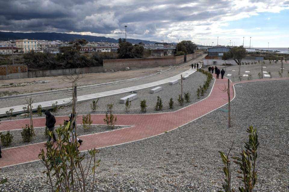 Reggio, proseguono i lavori al Parco Lineare Sud. Il Waterfront prende forma – FOTO