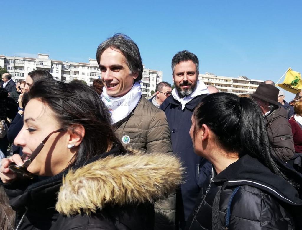 Reggio, il sindaco Falcomatà alla marcia per la pace ad Arghillà
