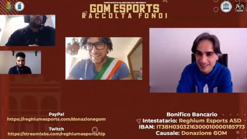 Raccolta fondi GOM Esports, Falcomatà: ‘La partita non è finita. Dobbiamo vincere’