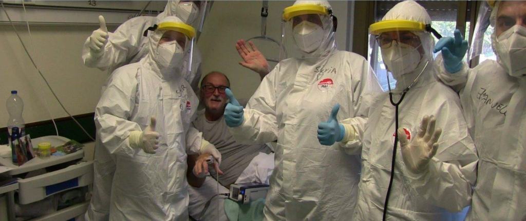 Coronavirus, in coma a Bergamo si risveglia al Sud: ‘Sono guarito grazie a voi’