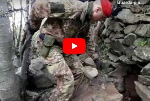 Rinvenuto ennesimo bunker nella Locride. Il video dei Carabinieri