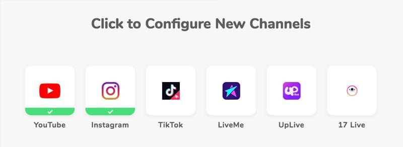 Diretta Instagram da pc con Loola.tv: configurare i canali social