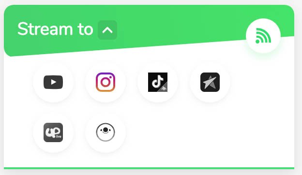 Social network di destinazione di Loola.tv per dirette da Pc