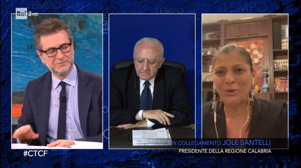 Che tempo che fa, Santelli: ‘Il Governo ci lasci spazio’