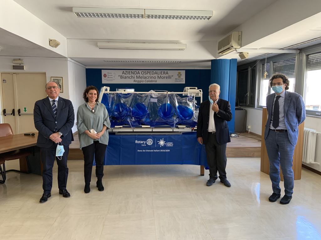 Rotary, donazione di alto livello tecnologico al GOM di Reggio