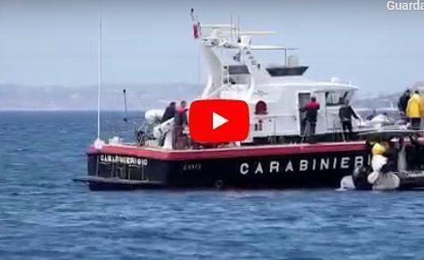 Reperti nello Stretto, il video delle operazioni dei Carabinieri