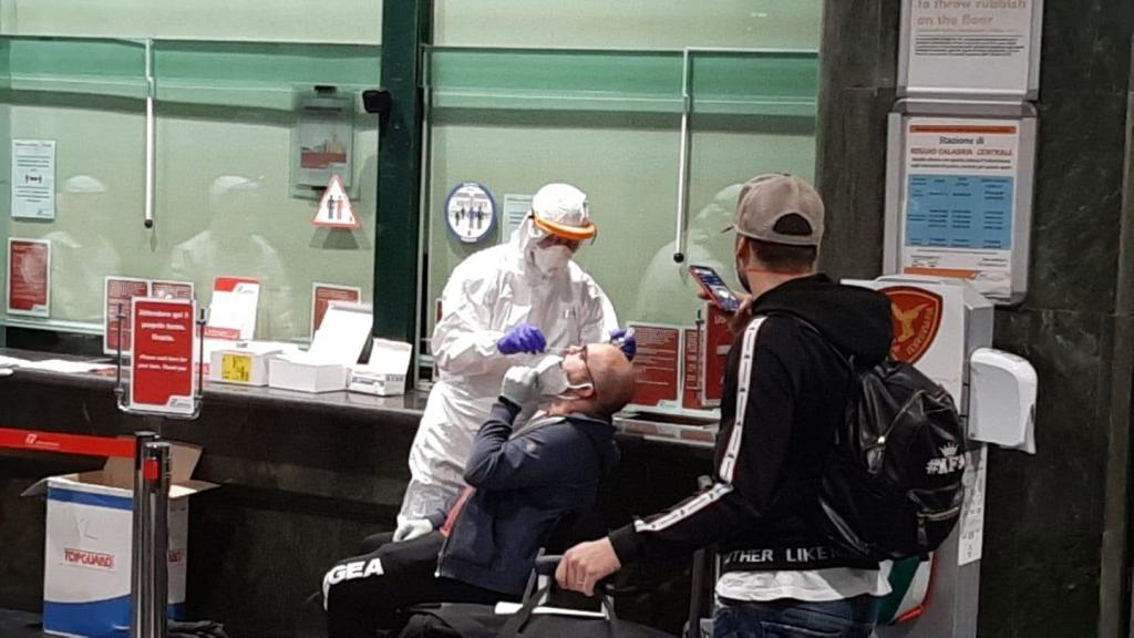 Coronavirus ‘fase 2’, eseguito il piano di sicurezza alla Stazione Centrale di Reggio Calabria – FOTO