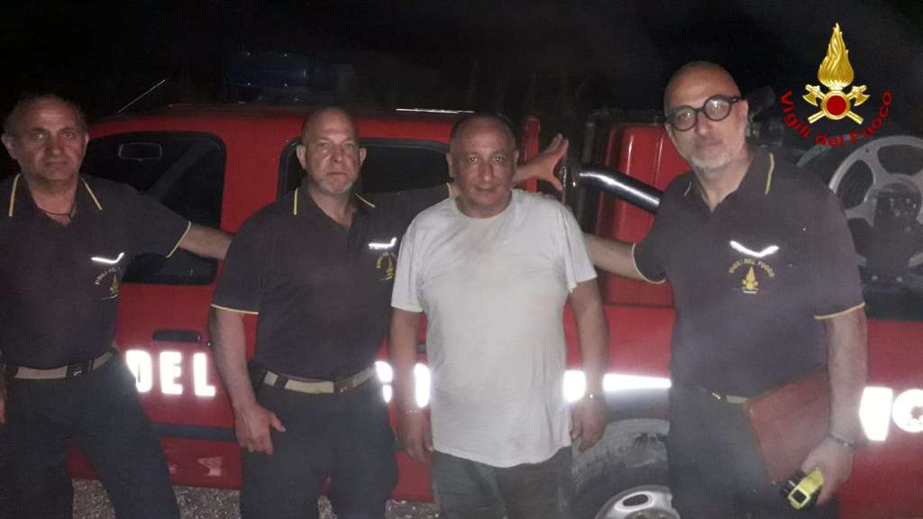 Scompare e partono le ricerche. Ritrovato dai Vigili del Fuoco