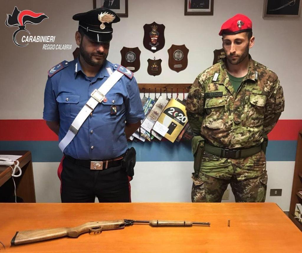 Platì, nuovo rinvenimento di armi: sequestrate