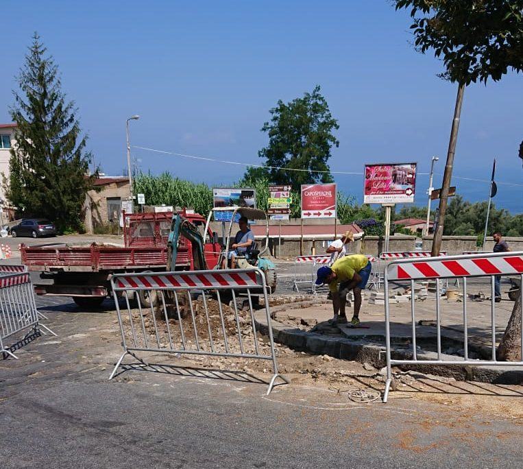 Palmi, avviato il restyling di un importante ingresso della città