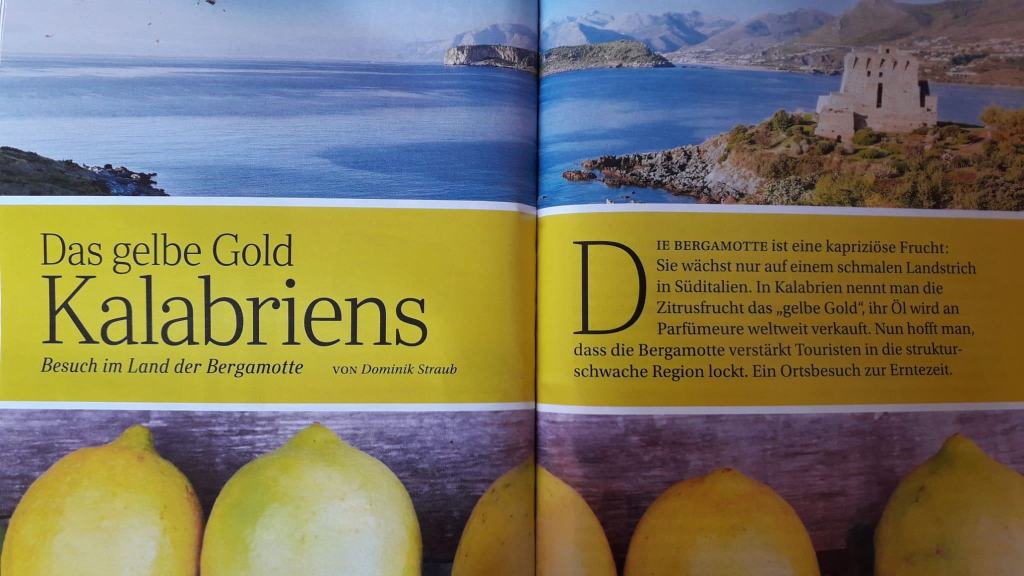 Il bergamotto ‘vola’ in Germania grazie al Reader’s Digest ed all’impegno di Pazzano
