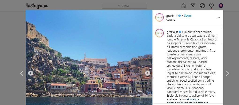 La Calabria su Grazia Italia: 10 immagini raccontano ‘la punta dello Stivale’ – FOTO