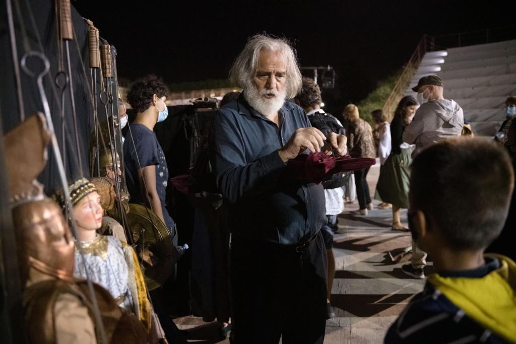Reggio – Horcynus Festival, l’Arte dei Pupi prestata all’Epica di Mimmo Cuticchio affascina Ecolandia – FOTO