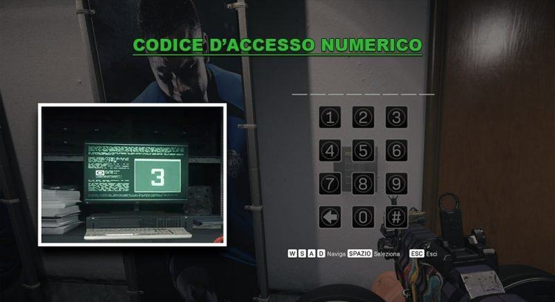 Stanza Accesso Segreta Warzone Codice Numerico