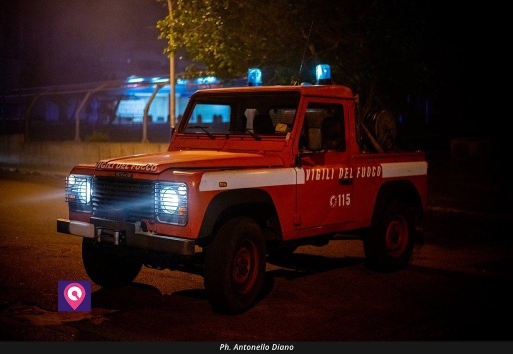 ANAS, incendio in provincia di Reggio: chiuso un tratto della SS 106