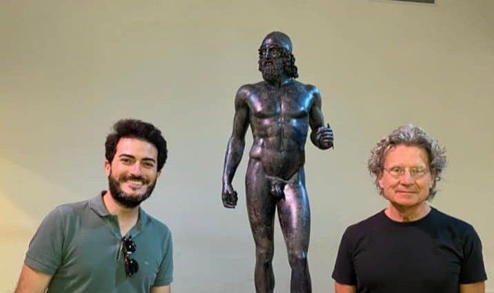 Il fondatore de ‘Le Iene’ in visita al Museo di Reggio Calabria – FOTO