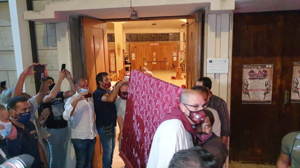 Festa Madonna 2020: la Sacra Effigie lascia l’Eremo – FOTO