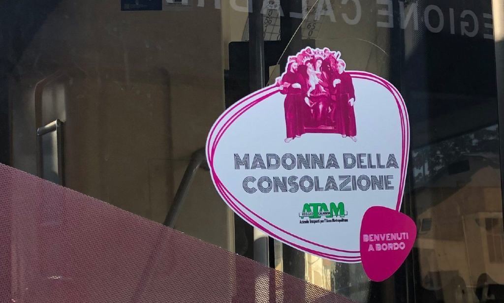 Reggio, un bus dedicato alla Madonna della Consolazione