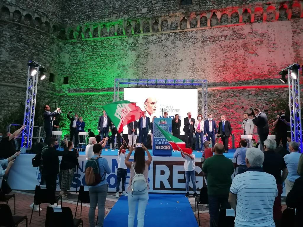 Comunali Reggio, l’orgoglio azzurro traina la coalizione e Minicuci: ‘Reggio è una città di destra’- FOTO