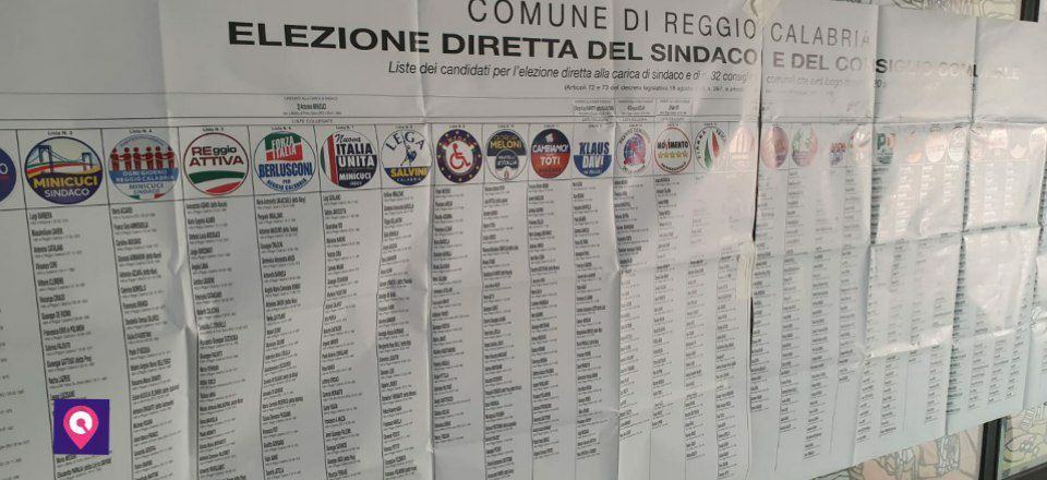 LIVE – Elezioni Comunali a Reggio Calabria 2020: gli ultimi aggiornamenti