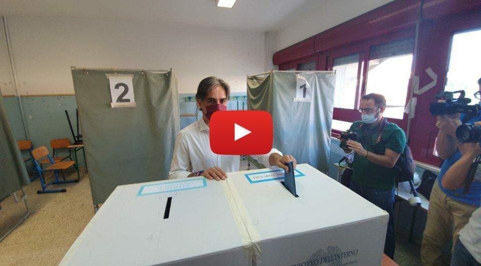Comunali 2020: il voto del sindaco uscente Falcomatà