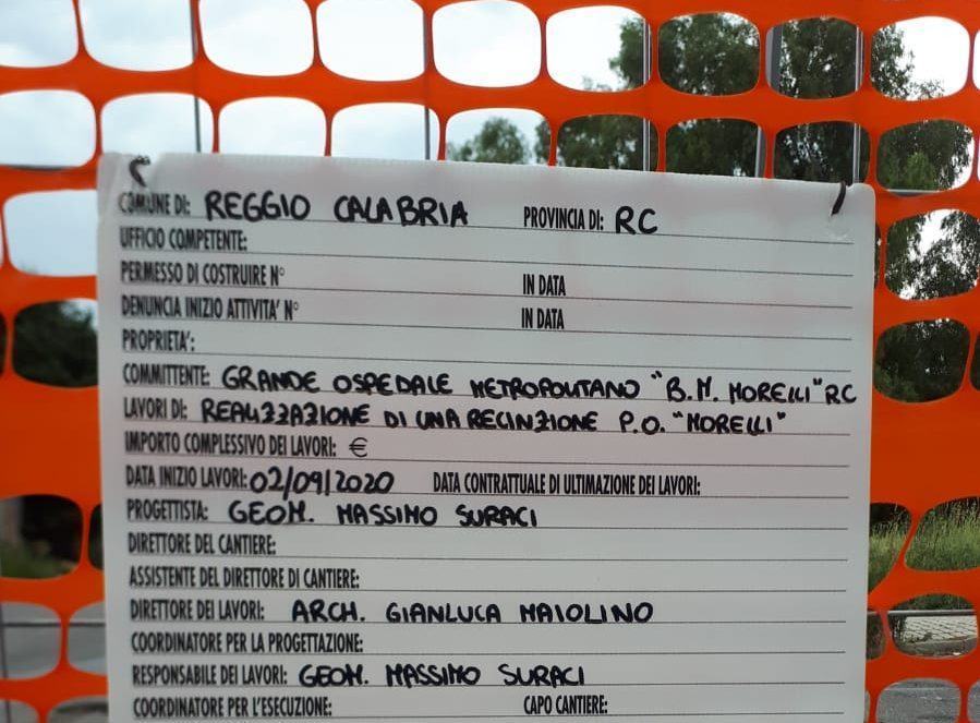 Reggio, lavori al Morelli: la segnalazione del candidato Simone