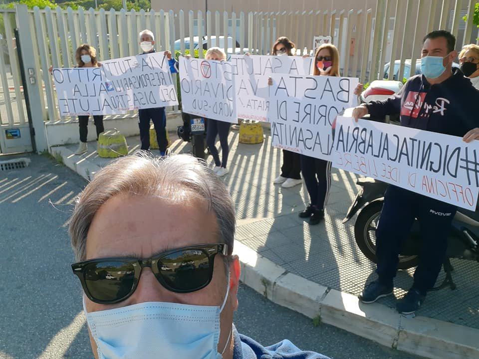 Protesta Sanità