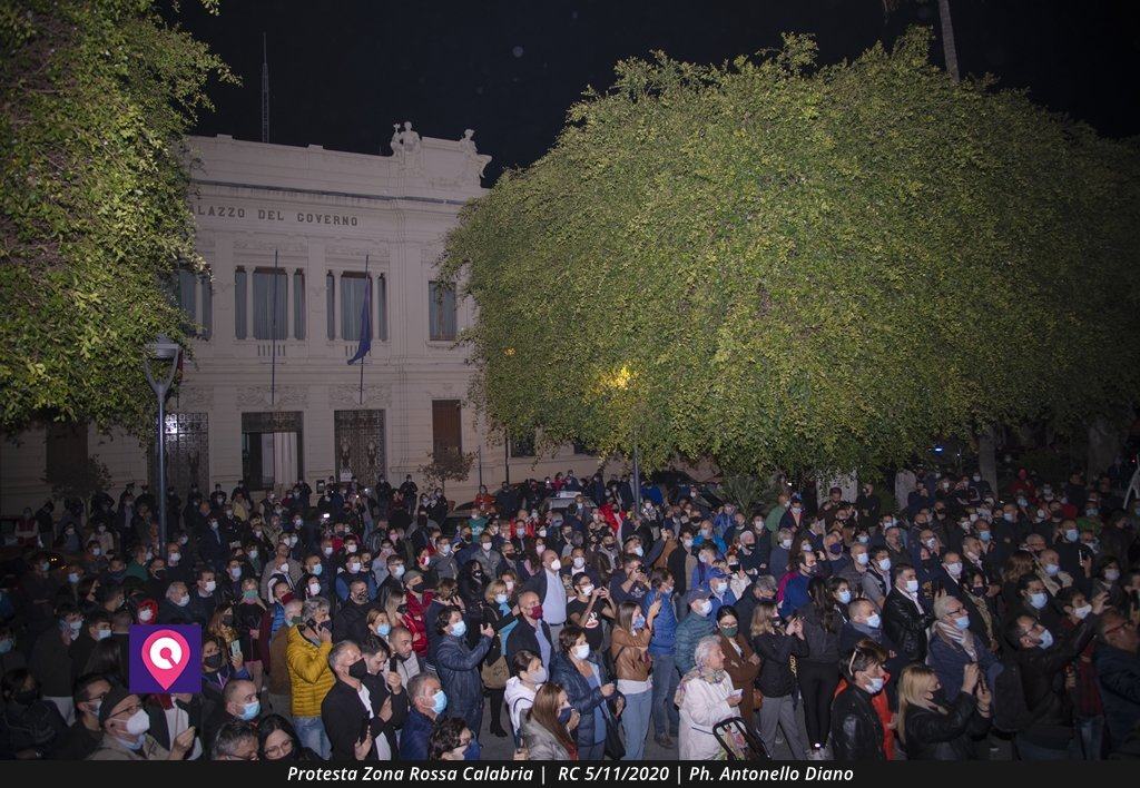 Protesta Zona Rossa Calabria